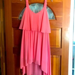 New! Summer Fun in this Sexy Coral Dress